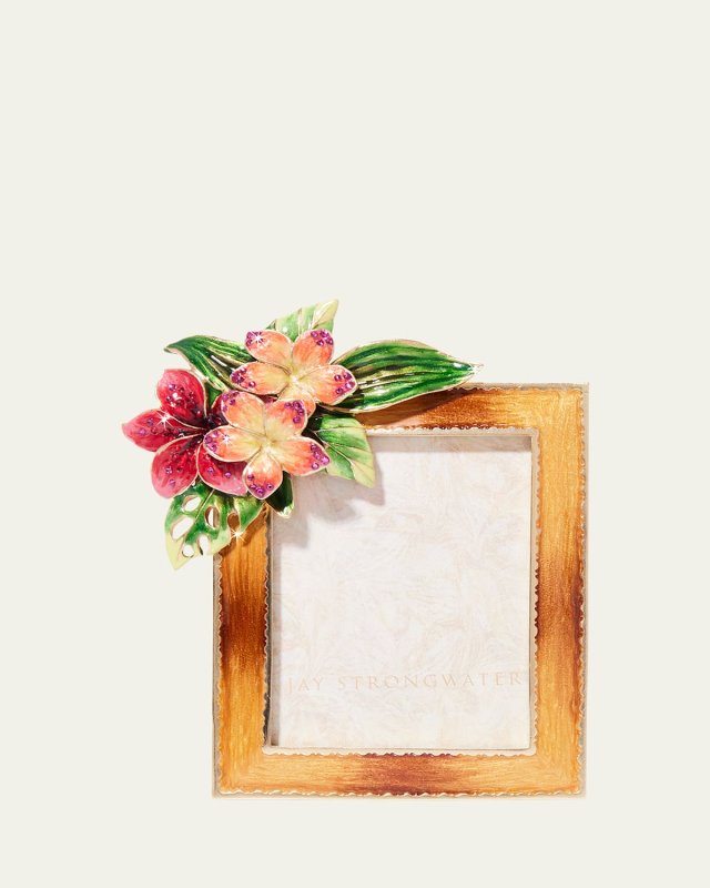 Tropical Flower Frame, 3" x 4"